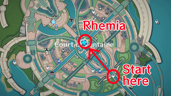 Genshin - Genius Invokation Rhemia Duel Location