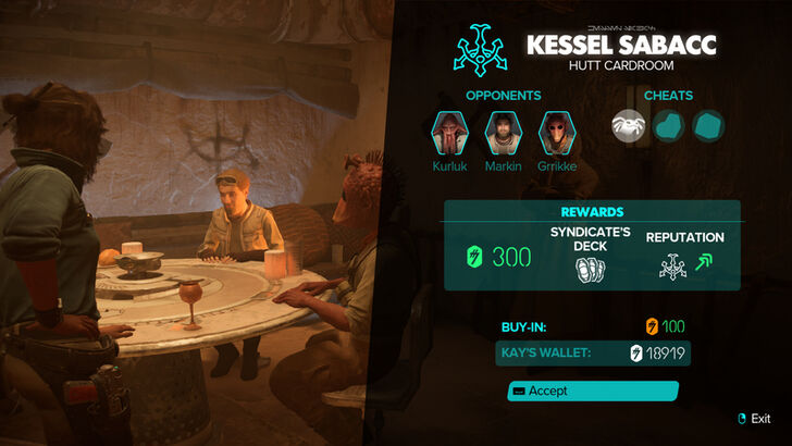 Star Wars Outlaws - Hutt Cardroom