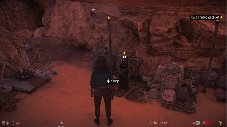 Star Wars Outlaws - Tretet Zadiket Overworld Appearance