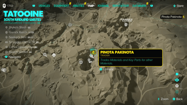Star Wars Outlaws - Pinota Pakinota Map Location