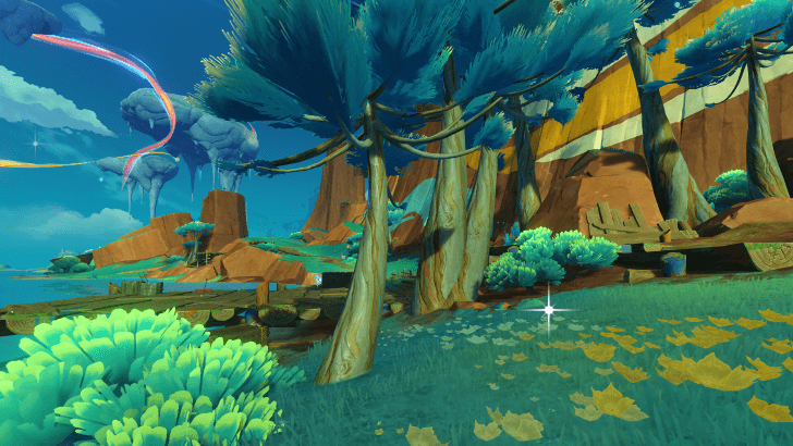 Genshin Impact - How to Get White Chestnut Oak Wood and Effects - White Chestnut Oak Tree