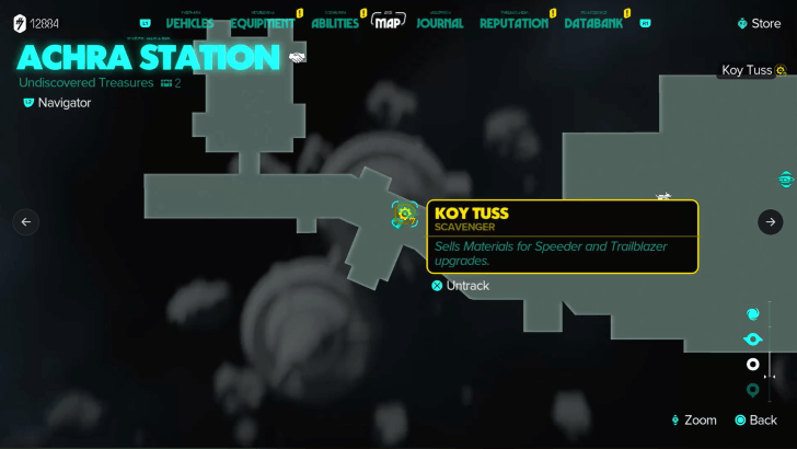 Star Wars Outlaws - Koy Tuss Map Location