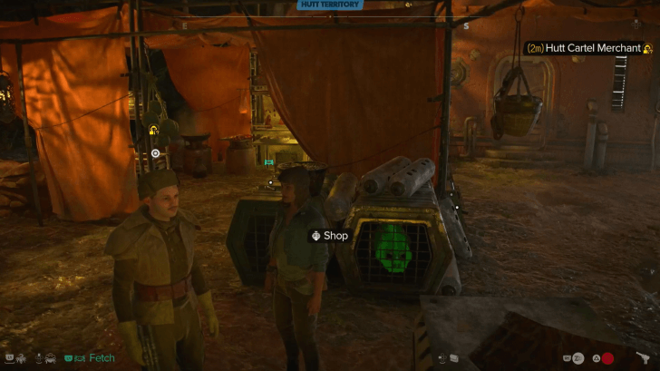 Star Wars Outlaws - Hutt Cartel Merchant Overworld Appearance