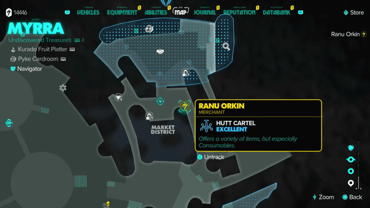 Star Wars Outlaws - Ranu Orkin Map Location