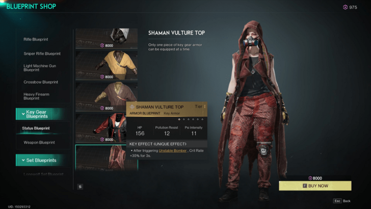 Once Human - Unstable Bomber Shaman Vulture Top