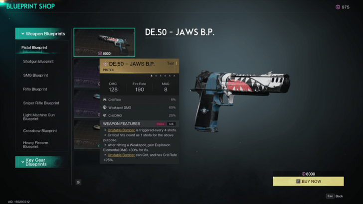 Once Human - DE.50 Jaws Unstable Bomber Best Builds