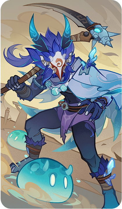 Genshin - Hydro Hilichurl Rogue Card