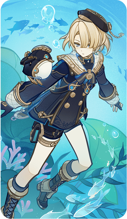 Genshin - Freminet Card