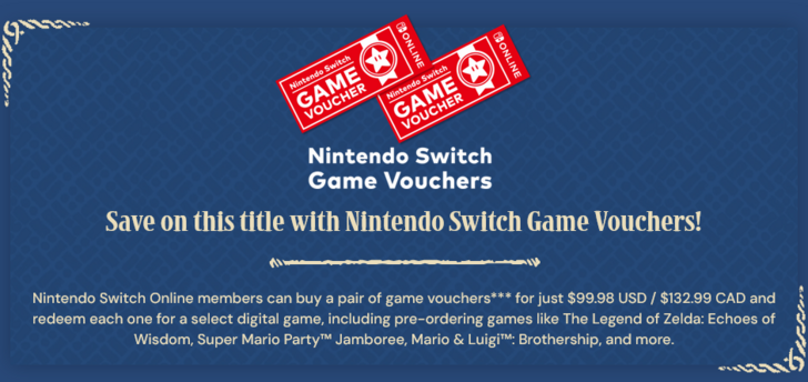 Nintendo Switch Game Vouchers