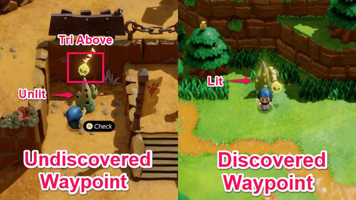 Tri Will Move Towards an Undiscovered Waypoint