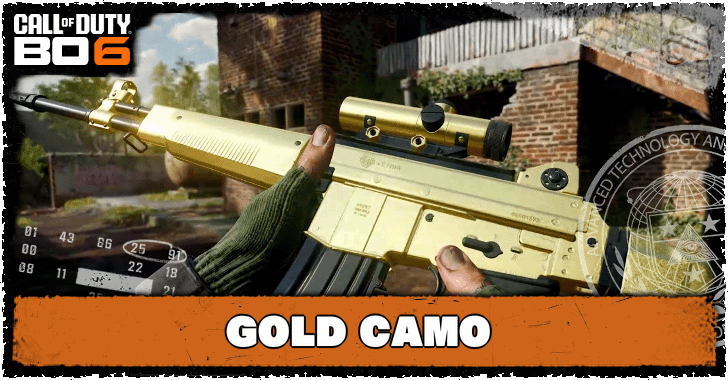 Black Ops 6 - Gold Camo