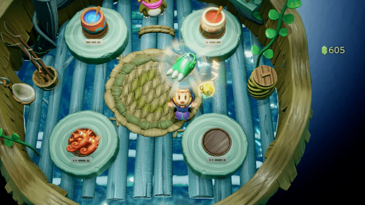 Zelda obtaining an accessory