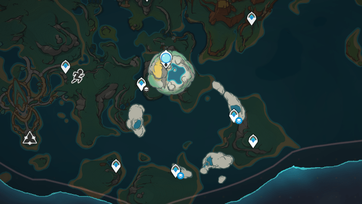 Genshin - Peach Palm Wood Map