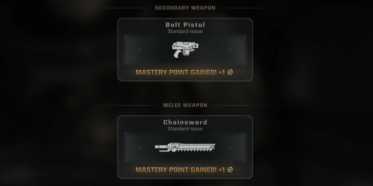 Space Marine 2 - Spend Mastery Points