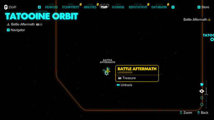 Star Wars Outlaws - Amber Cover Finish Map Location