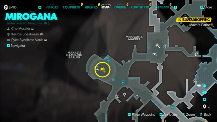 Star Wars Outlaws Eavesdropping Resolve Map