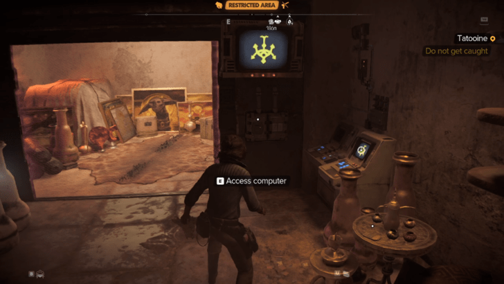 Mos Eisley Hutt Cartel Vault - Slice into a Terminal