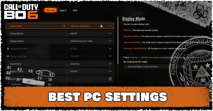 Best PC Settings | Call of Duty Black Ops 6 (BO6)｜Game8