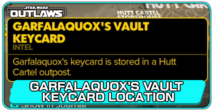 Star Wars Outlaws Garfalaquox