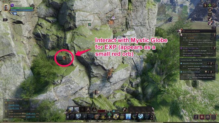 Throne and Liberty - Mystic Globe Overworld