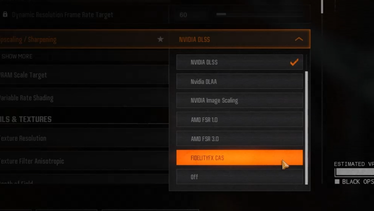 Turn On FidelityFX CAS