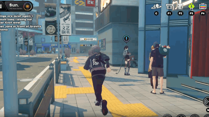 Meet Jane In Front of Gravity Cinema