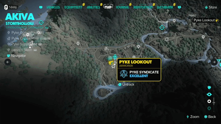 Star Wars Outlaws - Pyke Lookout Map Location