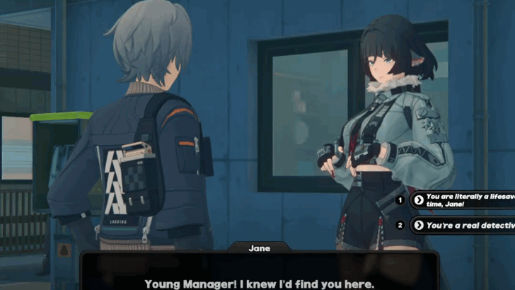 Cutscene with Jane afterwards