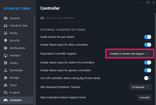 Warhammer 40K: Space Marine 2 - Controller Steam Settings