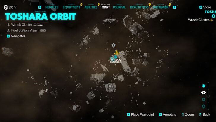 Star Wars Outlaws Wreck Cluster Treasure 2 Map Location