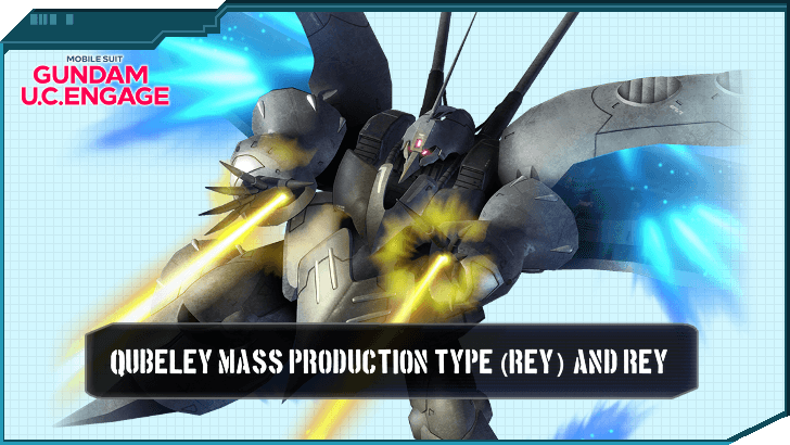 Qubeley Mass Production Type (Rey) and Rey - Gundam UC Engage.png