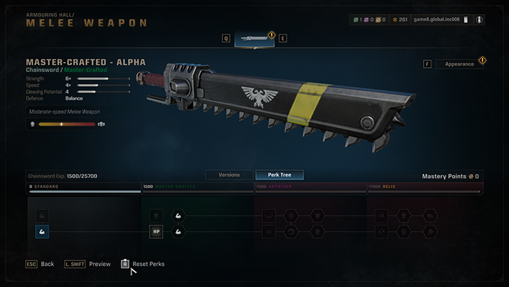 Space Marine 2 - Weapon Perks