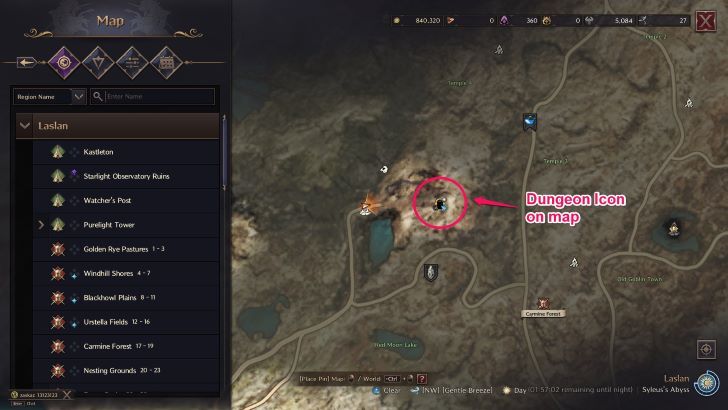 Throne and Liberty - Dungeon Icon