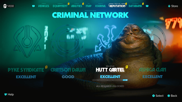 Hutt Cartel Excellent Reputation