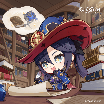 Genshin Impact - Mona Birthday Art 2024