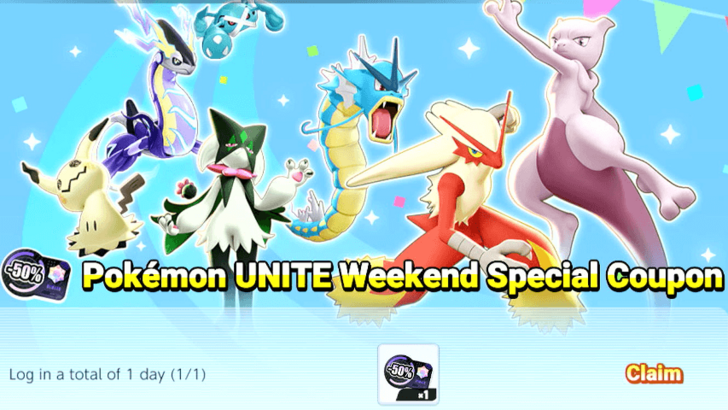 Pokemon UNITE - Pokemon UNITE Weekend Special Coupon.png