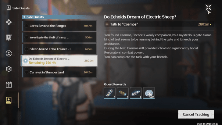 Complete Do Echoids Dream of Electric Sheep Side Quest