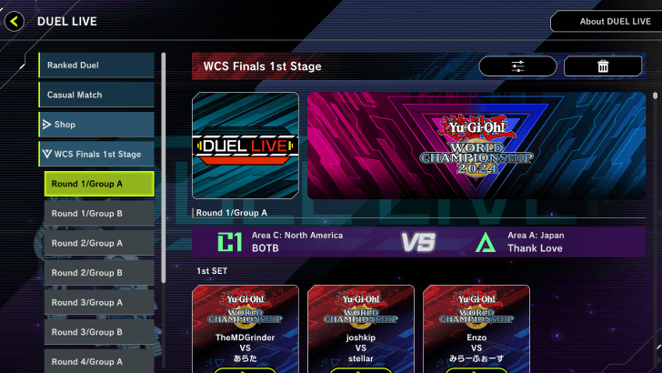 Master Duel - Worlds Replays at Duel Live