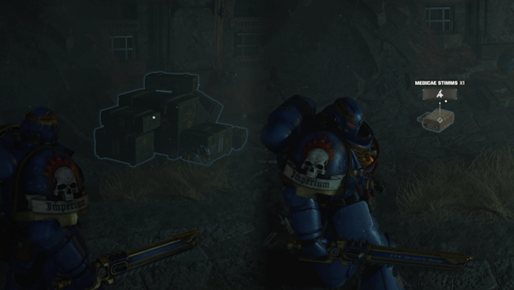 Warhammer 40k Space Marine 2 - Medicae Stimms in Breakable Crates