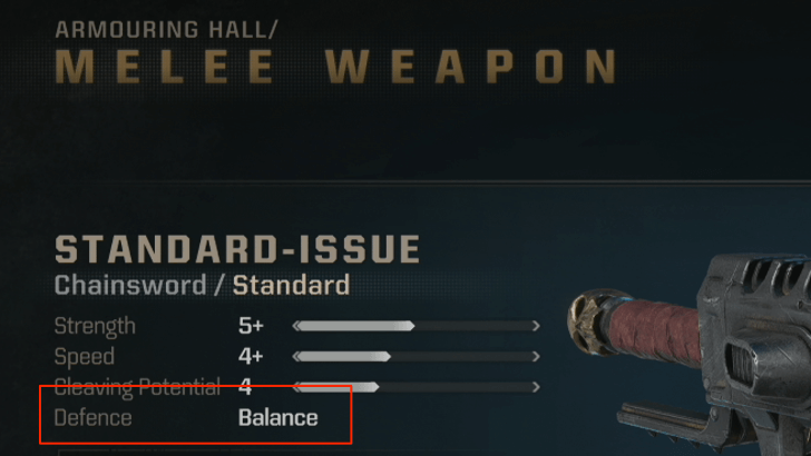 Space Marine 2 - Melee Weapon Stats