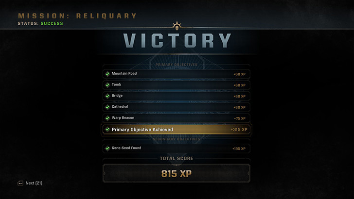 Space Marine 2 Gene-Seed Experience Bonus