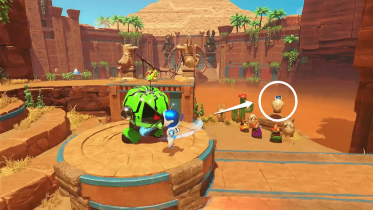 Hieroglitch Pyramid Bot 1 Location