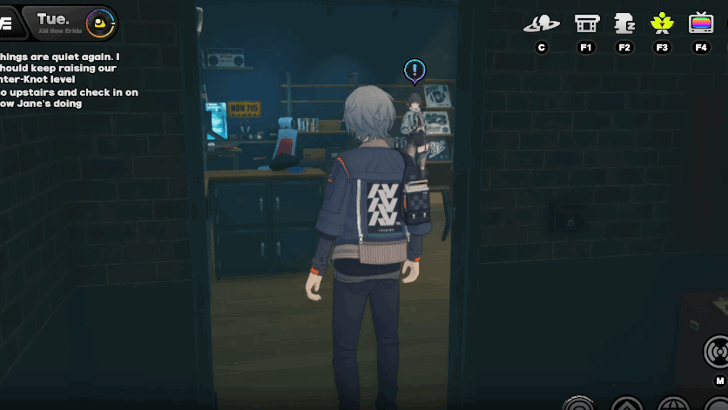 Go Upstairs and Check Up on Jane