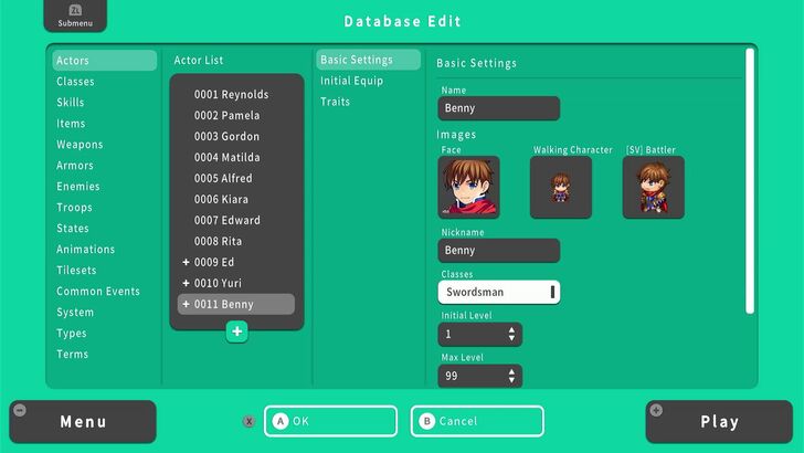 Supporting characters - RPG MAKER WITH