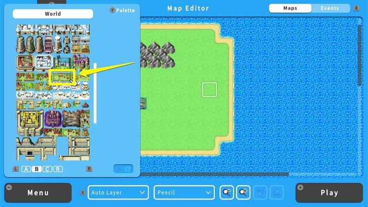 Laying down a village - RPG MAKER WITH