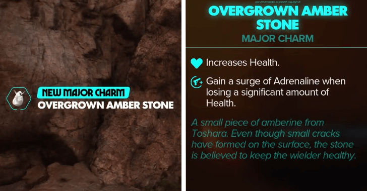 Obtain the Overgrown Amber Stone