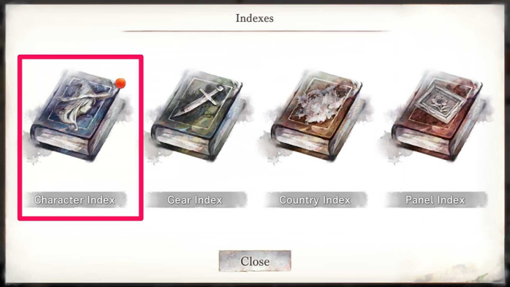 Character Index - MementoMori