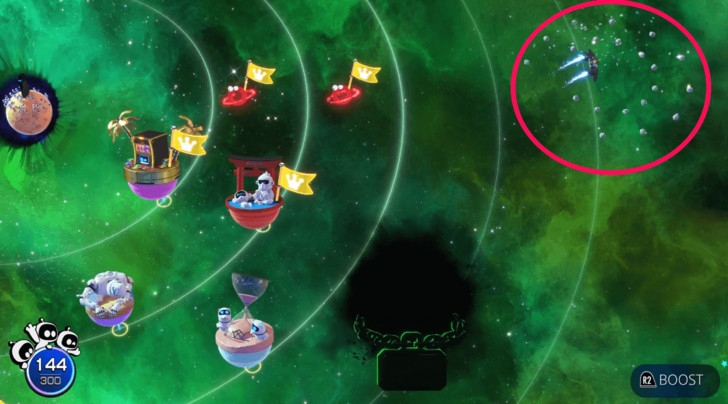 Destroy Asteroids to Unlock Rolling Star Luna