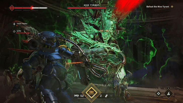 Space Marine 2 - Hive Tyrant Battle