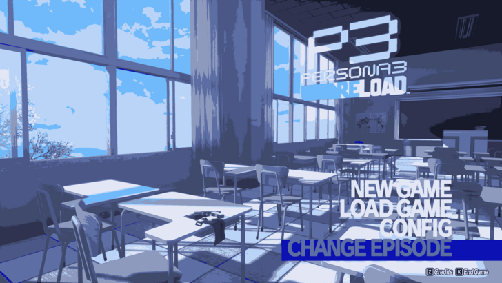 P3R Episode Aigis - Main Menu